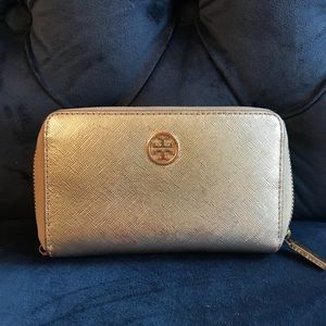 Tory Burch Gold Wallet